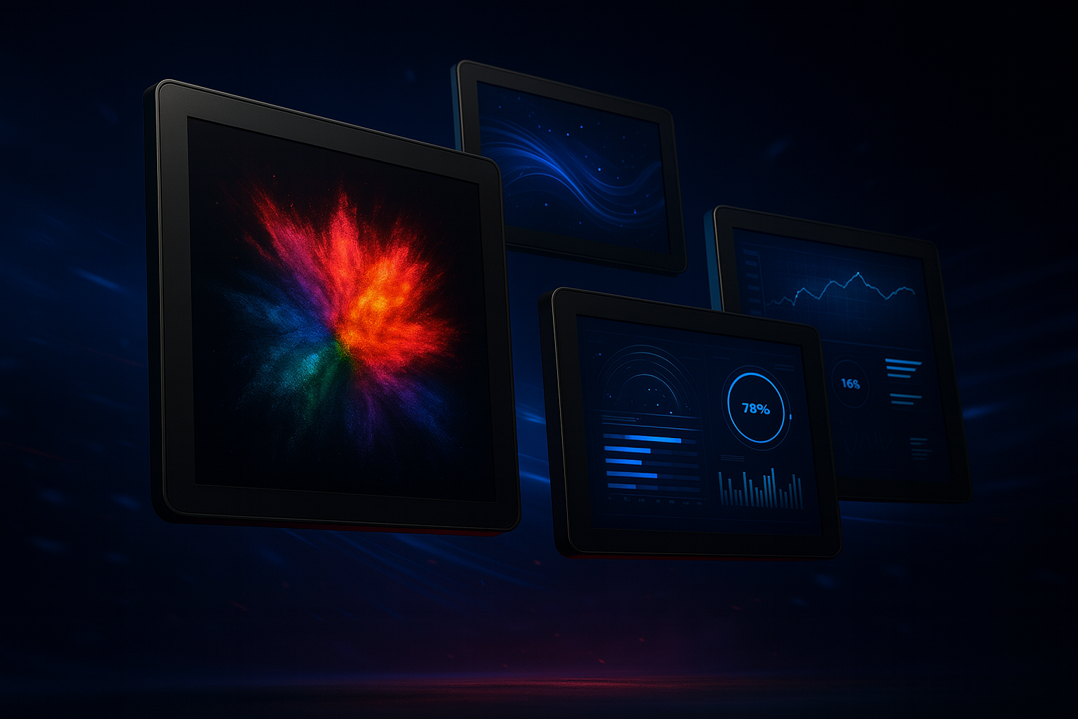 LCD commercial displays